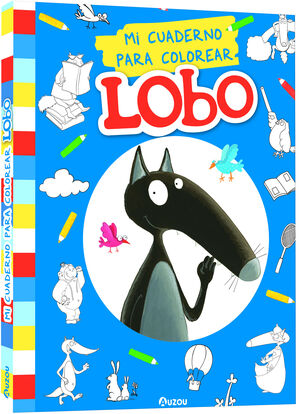 MI CUADERNO DE COLOREAR LOBO. AU